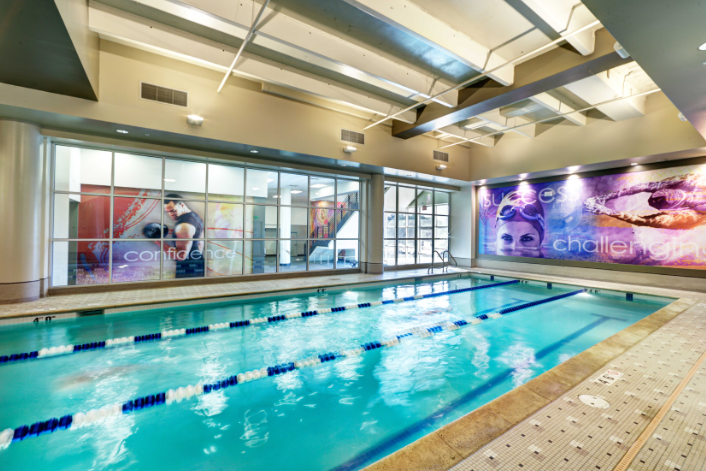 LA Fitness swimming pool