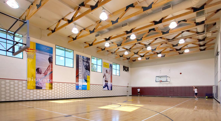 A Fitness Basketball Court