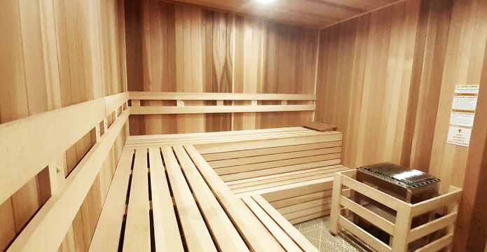 LA Fitness Steam Room