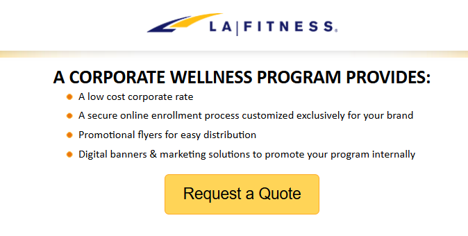 la fitness corporate membership request form 