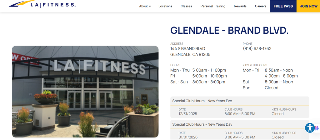 LA Fitness Glendale