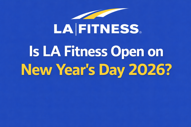 la fitness open on 1st jan 2026 new year